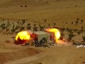 Vụ nổ phá hủy hoàn toàn trụ sở của IS trên vùng núi Qalamoun - ảnh video Hezbollah