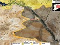 Bản đồ chiến sự chiến trường Deir Ezzor theo Masdar News