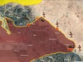 Bản đồ chiến trường khu vực phía đông sông Euphrates quân đội Syria vượt sông tấn công - ảnh South Front