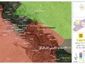 Khu vực quân đội Syria giành được từ IS bên bờ đông Eupharates - ảnh Hezbollah