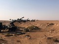 Lực lượng pháo binh quân đội Syria trên chiến trường Abukamal - ảnh South Front