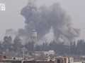 Không quân Syria không kích ác liệt vùng Đông Ghouta - ảnh video minh họa
