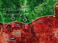 Bàn đồ chiến sự miền bắc Hama, quân đội Syria đẩy lùi các cuộc tấn công của phiến quân - ảnh Muraselon