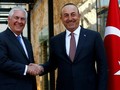 Ngoại trưởng Mỹ Rex Tillerson và Bộ trưởng Ngoại giao Thổ Nhĩ Kỳ Mevlut Cavusoglu tại Istanbul, ảnh Sama TV