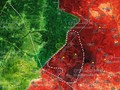 Vùng chiến sự tỉnh Idlib vừa được giải phóng - ảnh Muraselon