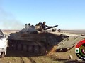 Xe thiết giáp lực lượng Tiger tiến công trên chiến trường Hama. Ảnh minh họa Masdar News