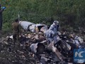 Chiếc tiêm kích đa nhiệm F-15 Israel bị bắn hạ. ảnh minh họa China Xinhua News
