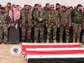 Quân đội Syria đưa tang các binh sĩ, những người đã thiệt mạng vì cuộc không kích của Mỹ ở Deir Ezzor. Ảnh Muraselon