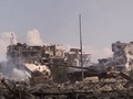 Toàn cảnh khu vực các quận Yarmouk vừa giải phóng. Ảnh Video kênh Ruptly