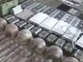 Kho vũ khí khổng lồ của lực lượng Hồi giáo cực đoan ở Douma.Ảnh minh họa video.