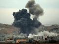 Không quân Mỹ ném bom vào dân thường Syria.Ảnh minh họa Masdar News