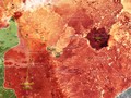 Vùng đất Suwayda, nơi nhóm IS co cụm lại sau khi thất bại ở ngoại ô Damascus. Anh minh họa Muraselon
