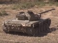 Xe tăng quân đội Syria trên chiến tuyến bảo vệ Abukamal. Ảnh minh họa video FAN