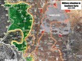 Bản đồ tình hình chiến sự tỉnh Daraa tính đến ngày 09.07.2018 theo South Front