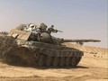 Xe tăng quân đội Syria tiến công trên chiến trường Đông Ghouta