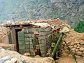 Một trần địa tiền tiêu của đồn biên phòng trên biên giới Liên bang Nga và Afghanistan. Ảnh TV Zvezda
