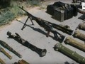 Vú khí tìm được ở khu vực Rastan, tỉnh Homs. Ảnh Video Rusvesna