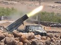 Pháo binh quân đội Syria dội lửa xuống IS. Ảnh minh họa Masdar News