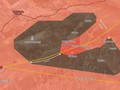 bản đồ chiến dịch tấn công giải phóng vùng sa mạc Homs - DeirEzzor
