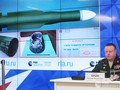 Bộ quốc phòng Nga họp báo bất thường, chứng minh tên lửa Buk đã được phòng không Ukraina phóng vào MH-17. Ảnh minh họa video RIA.Novosti