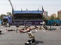 Cuộc tấn công khủng bố trước khán đài diễu hành quân sự ở Iran. Ảnh minh họa Masdar News