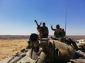Binh sĩ quân đội Syria trên chiến trường Al-Safa, Sweida. Ảnh minh họa Masdar News