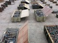 Quân đội Syria phát hiện một kho vũ khí lớn ở Quneitra. Ảnh video: SANA.