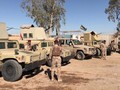 Quân đội Iraq và lực lượng quân tình nguyện PMU triển khai dọc biên giới với Syria. Ảnh minh họa: Ruptly.