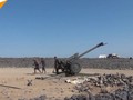 Quân đội Syria pháo kích tấn công khủng bố. Ảnh: Sputnik.