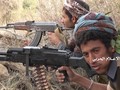 Chiến binh Houthi phục kích các tay súng lực lượng Liên minh vùng Vịnh. Ảnh minh họa: Masdar News.