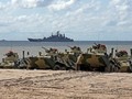 Xe thiết giáp đổ bộ BTR-80A tham gia chiến đấu trong lực lượng Hải quân Đánh bộ Nga. Ảnh minh họa Rusian Gazeta