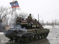 Xe tăng lực lượng dân quân Donetsk sẵn sàng chiến đấu. Ảnh minh họa: Rusvesna.
