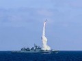 Chiến hạm Nga phóng tên lửa Kalibr. Ảnh minh họa Russian Gazeta