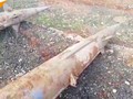Tên lửa phòng không trong kho vũ khí lực lượng Hồi giáo cực đoan ở Daraa. Ảnh: video Sputnik.