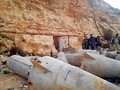 Một số đầu đạn tên lửa SAM do quân đội Syria phát hiện trong khu vực Daraa, al-Sweida. Ảnh minh họa: SANA.