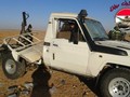 Quân đội Syria thu giữ một xe cơ giới của FSA trên chiến trường Al-Tanf, Syria. Ảnh minh họa: Masdar News.