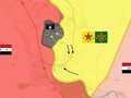 Vùng lãnh địa cuối cùng của IS trong khu vực bờ đông sông Euphrates, Deir Ezzor. Bản đồ: Masdar News.