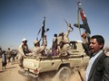 Các chiến binh Houthi trên chiến trường Yemen.