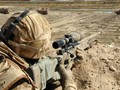 Lính bắn tỉa thuộc Liên minh quân sự do Mỹ dẫn đầu ở Syria. Ảnh minh họa: Masdar News.