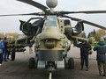 Trực thăng tấn công "Thợ săn đêm" Mi-28 NM đến Syria. Ảnh: Sputnik.