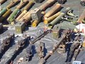 Rất nhiều vũ khí trang bị, do lực lượng kháng chiến Yemen thu giữ từ từ liên minh quân sự do Ả rập Xê út dẫn đầu. Ảnh minh họa South Front
