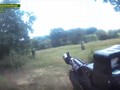 Dân quân Luhansk tấn công vào thành phố Soledar. Ảnh Video dân quân Luhansk.