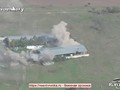 Pháo binh Nga tấn công một trận địa phòng ngự quân đội Ukraine. Ảnh video Rusvesna.
