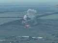 Pháo phản lực Grad quân đội Nga đánh vào đội hình tấn công quân đội Ukraine. Ảnh video truyền thông Donetsk