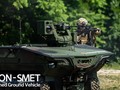 Hanwha Defense Arion-SMET 6 × 6 Xe không người lái mặt đất (UGV). Ảnh Hanwha Defense.