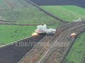 Pháo phản lực nhiệt áp Nga tấn công quân đội Ukraine. trong khu vực làng Kuzemovk, Luhansk. Ảnh Video South Front.