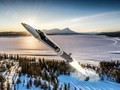 Bom đường kính nhỏ GLSDB phóng từ mặt đất Boeing - Saab. Ảnh Saab