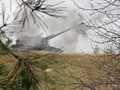 Pháo tự hành Msta-SM2 pháo kích chiến tuyến quân đội Ukraine. Ảnh Video TV Zvezda.