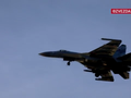 Tiêm kích đa nhiệm Su-35S Nga xuất kích trên chiến trường Ukraine. Ảnh video TV Zvezda.