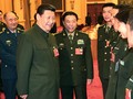 Ông Tập Cận Bình và các tướng lĩnh của Trung Quốc.